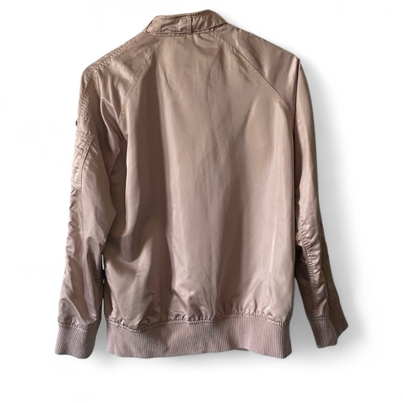 MEMBERS ONLY LIGHT PINK SATIN JACKET - Picture 3 of 13